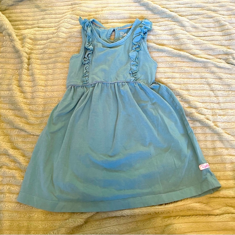 Ruffle Butts Sky Blue Ruffle Dress